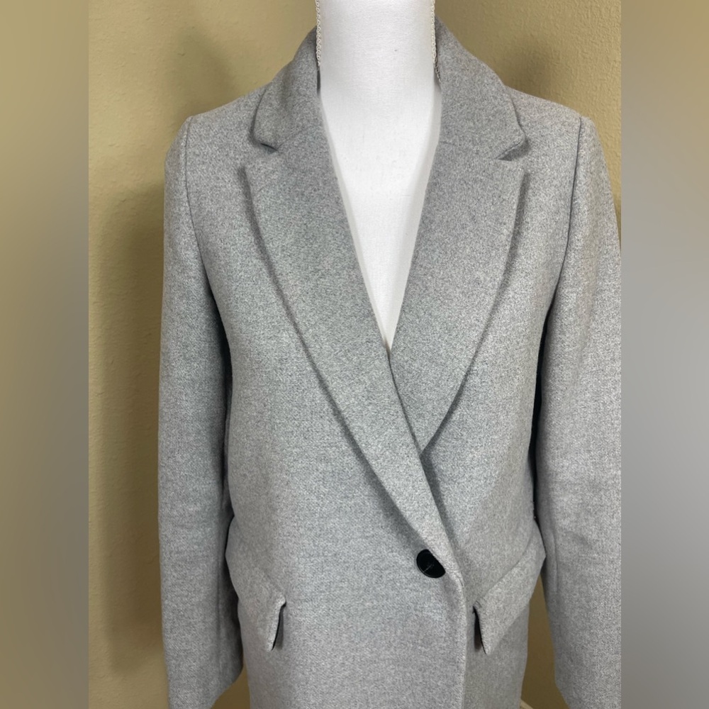 ZARA trf collection size small women’s grey coat - Picture 2 of 6